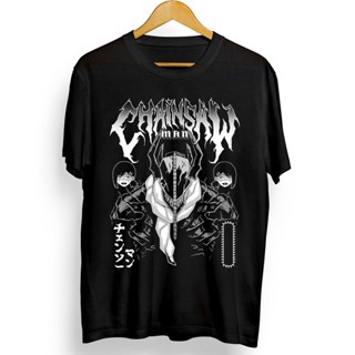 [S-5XL] เสื้อยืด พิมพ์ลาย Kobeni Higashiyama chainsaw soldier Denji Makima Pochita แฟชั่นฤดูร้อน สําหรับผู้ชาย