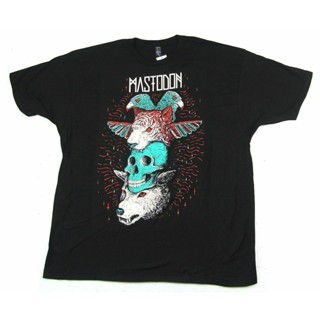 เสื้อยืดลําลอง แขนสั้น คอกลม พิมพ์ลาย Mastodon Totem Pole Band Merch สไตล์คลาสสิก ไม่ซ้ําใคร สําหรับผู้ชาย 775 IPkgci04K
