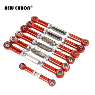 7 ชิ้น / เซ็ตปรับได้ Pull Rod Turnbuckles Linkage Camber Link Rod สิ้นสุดโลหะ 3644 สำหรับชิ้นส่วนรถ RC 1/10 Traxxas Short Course Slash 4X4 / 2WD