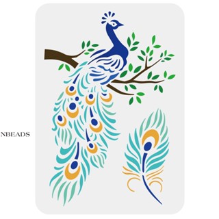 ลายฉลุ รูปนกยูง ใช้ซ้ําได้ สําหรับวาดภาพบนผนัง เฟอร์นิเจอร์ …