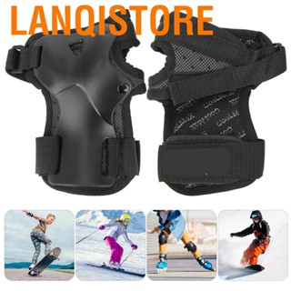 Lanqistore 2Pcs Breathable Hand Wrist Protector Nylon Plastic for Roller Skating Skiing Snowboarding