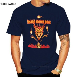 ใหม่ เสื้อยืดคอกลม ผ้าฝ้าย 100% พิมพ์ลายตัวตลก Posse Hatchetman Icp Metal Screamo Rap สีดํา สไตล์ฮิปฮอป แฟชั่น สําหรับผู