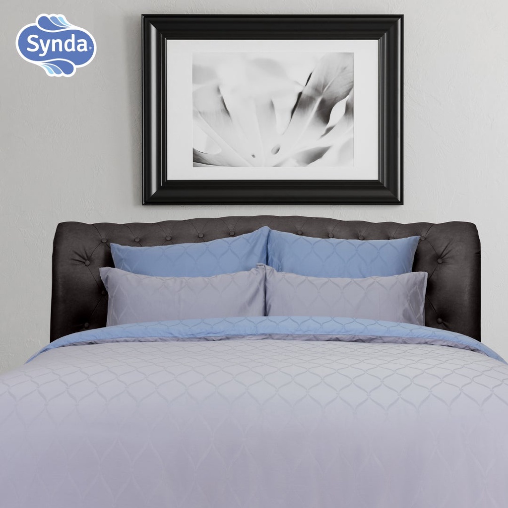 SB Design Square ชุดผ้าปูที่นอน SYNDA รุ่น VASTNESSA  LIGHT GREY ขนาด 3.5ฟุต