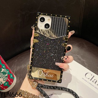 เคสป้องกันโทรศัพท์มือถือ ลายกลิตเตอร์ พร้อมสายคล้อง สําหรับ Huawei NOVA 3 3i 4 4E 5 5i 5PRO 6 6SE 7i 7 7SE 7PRO 8 8PRO 9 9SE 9PRO 10 10PRO P20 P30 P40 P50 PRO