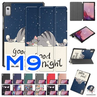 เคสหนัง ฝาพับ พร้อมช่องใส่บัตร และขาตั้ง สําหรับ Lenovo Tab M9 TB310XU TB310FU 9 นิ้ว