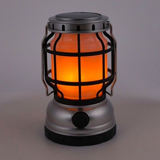 Solar Light Outdoor Solar Energy Camping Lights Retro Barn Lantern Camping Atmosphere Tent Light