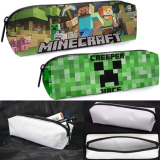 Minecraft กระเป๋าดินสอ กระเป๋าเครื่องเขียน มีซิป ขนาด 20*5.5*6 ซม. สําหรับโรงเรียน สํานักงาน