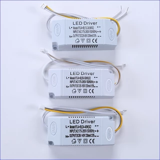 อะแดปเตอร์ไดร์เวอร์ LED 3 สี สําหรับหม้อแปลงไฟ LED AC220V 12-24W 24-40W 36-50W