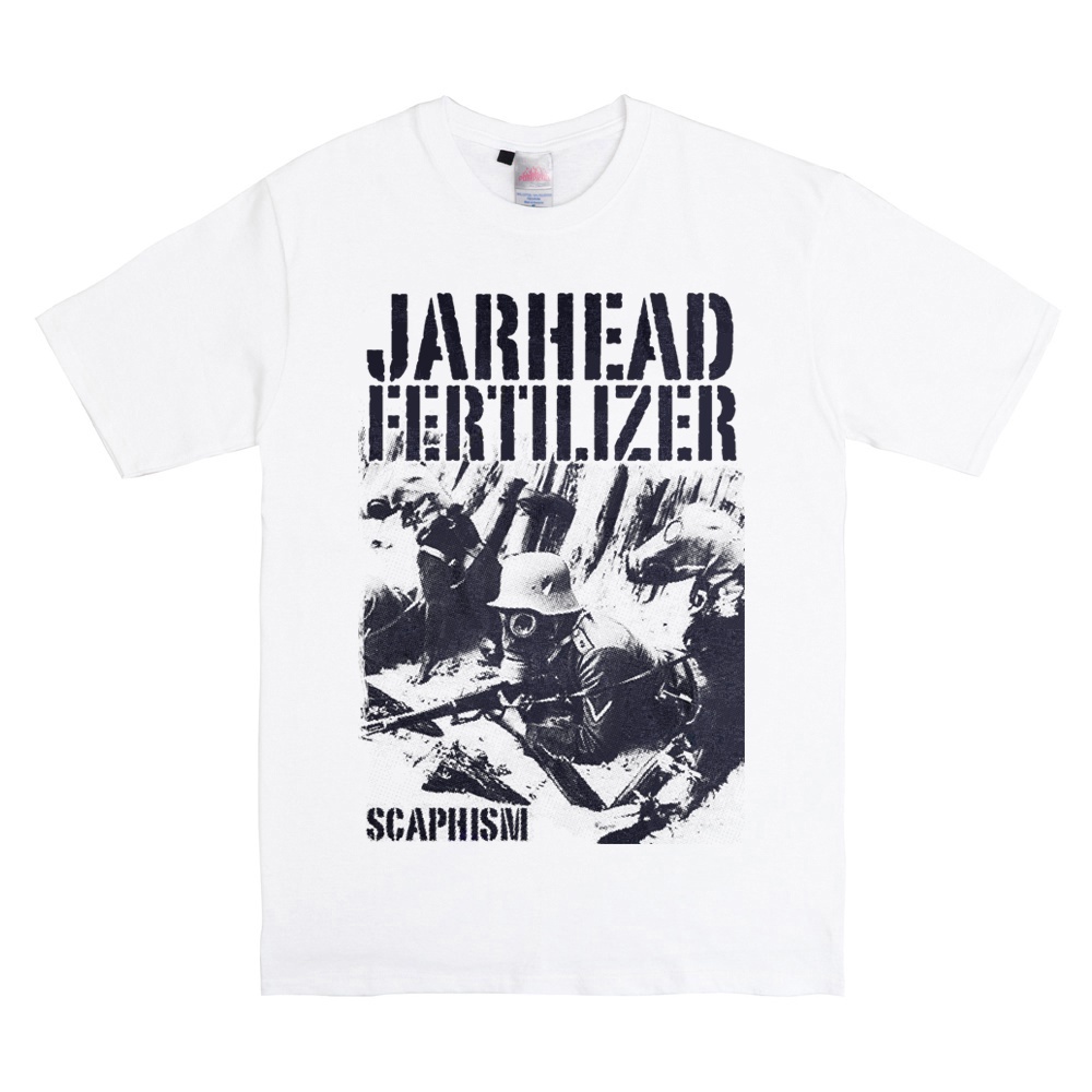 เสื้อยืดผู้ชาย เสื้อยืด พิมพ์ลาย Jarhead FERTILIZER Scaphism สําหรับผู้ชาย S-5XL