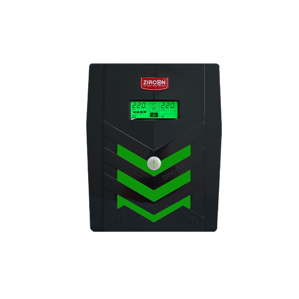 ZIRCON เครื่องสำรองไฟ รุ่น PI RGB 1200VA|840W Line Interactive Pure Sinewave