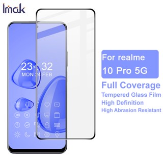 Original Imak Realme 10 Pro 5G กระจกนิรภัย กาวเต็ม ฟิล์มกันรอยหน้าจอ