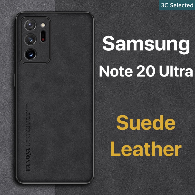 หนังกลับ เคส Samsung Note 20 Ultra 10 Plus Lite 9 8 Case สัมผัสสบาย ป้องกันลายนิ้วมือ ปุ่มกดกันกระแทก ป้องกันกล้อง ป้องกันหน้าจอ กันกระแทกขอบ TPU นุ่ม Galaxy note 20 ultra