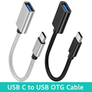 Otg อะแดปเตอร์แปลงสายเคเบิล Type C USB เป็น Type C สําหรับ Xiaomi Samsung S20 Huawei OTG MacBook Pro