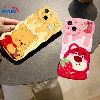 เคสโทรศัพท์มือถือ TPU ลาย Toy Story Lotso และ Winnie Wave Edge สําหรับ VIVO V25E Y16 Y22 Y35 Y21T Y21S Y33S Y12 Y15 Y17 Y11 Y12S Y12A Y15S Y15A Y20S Y91C Y19 Y30 Y50