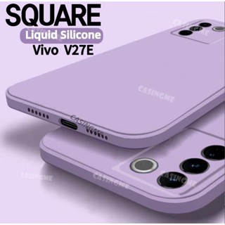 เคสซิลิโคนนิ่ม ทรงสี่เหลี่ยม กันกระแทก สําหรับ Vivo V25E 2023 Vivo V27 V27E 5G VivoV27 Pro V25 V25E V 27 E VivoV27E 27E 5G 2023