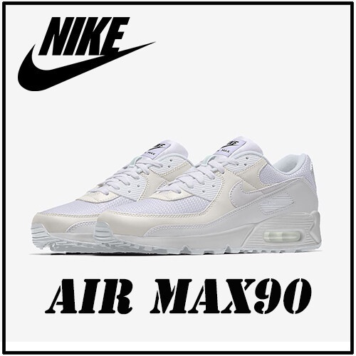 (SALE)แท้ 💯 Nike Air Max 90 Running Shoes  เบาะลมรองเท้าวิ่งระบายอากาศรองเท้ากีฬาลำลอง - สีขาว
