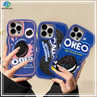 🌏Ready Stock🛫 เคส OPPO A77S A57 2022 A16 A16K A95 A55 A96 A76 A12 A1K A5s A15 A54 A7 A53 A3s A31 A92 F9 F11 Reno5 Cute cookie curved edge TPU phone case Binteacase