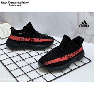 Qu230316 พร้อมส่ง A1122d 350 Boost V2 รองเท้าผ้าใบลําลอง ระบายอากาศ เหมาะกับการวิ่งจ๊อกกิ้ง เดินป่า แฟชั่นสําหรับผู้ชาย ผู้หญิง