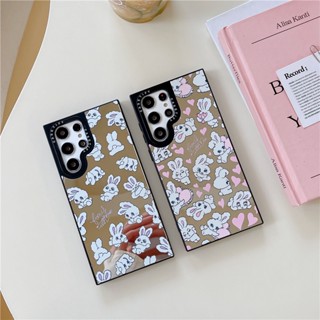 CASETIFY เคสโทรศัพท์มือถือ TPU กันกระแทก ลายการ์ตูนกระต่ายน่ารัก สําหรับ Samsung Galaxy s23 Ultra S22 Ultra s23 Plus s23+