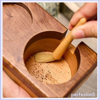 [Perfeclan5] 12.5cm Coffee Brush Coffee Cleaning Brush Coffee Grinder Cleaning Brush Wooden