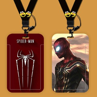 กระเป๋าใส่นามบัตร ลาย Marvel Spider-Man สําหรับเด็กนักเรียน