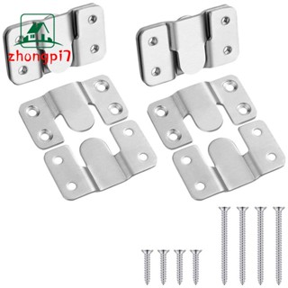 Flush Mount Bracket,Photo Frame Hook Picture Hangers, Interlock Bracket Furniture ConnectorHeadboard Wall Mount Hardware