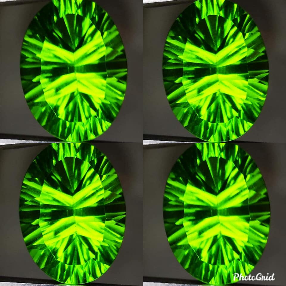 Natural Green Moldavite Top Luster สาธารณรัฐเช็กดั้งเดิม