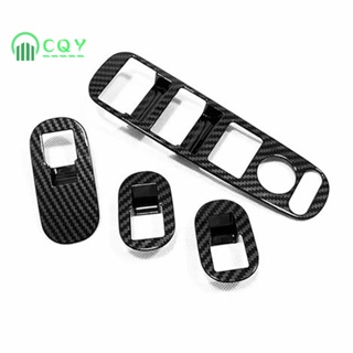 for Honda HRV HR-V VEZEL 2014-2020 Carbon Fiber Door Handle Window Lift Switch Panel Cover Trim Decorator Accessories