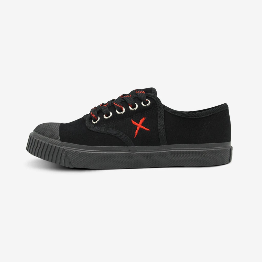 💛New💼Breaker - X รองเท้าแฟชั่นผู้ชาย รองเท้าผู้ชาย รองเท้าผ้าใบเบรกเกอร์  (BK-X1) สี Black Size 37-45 ใส่ทำงาน ใส่ออกก
