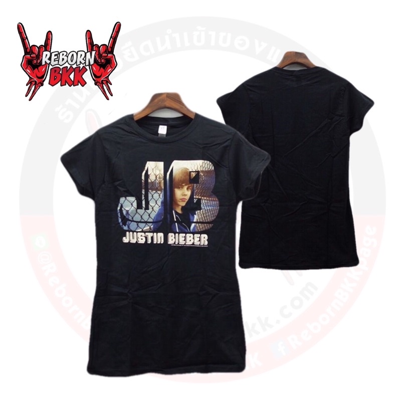 เสื้อยืด Justin Bieber สินค้าลิขสิทธิ์แท้100%