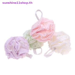 Sunshop สบู่อาบน้ํา ฟองน้ํา บอลตาข่าย แบบนิ่ม 1 ชิ้น TH