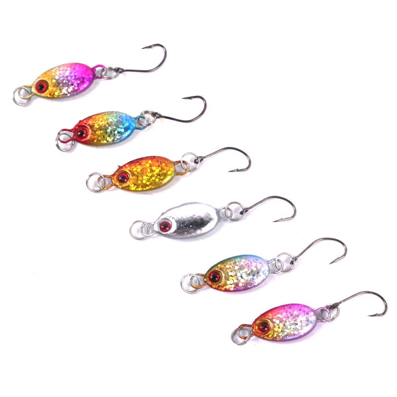 1 ชิ้นโลหะ Jig Fishing Lure Swimbait เบส 5 กรัม 3 เซนติเมตร Sinking ช้อน Spinner Jigging Crankbait เหยื่อ