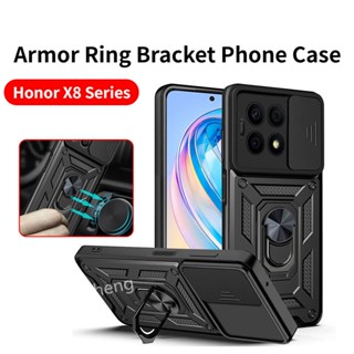 เคสโทรศัพท์มือถือแบบแข็ง กันกระแทก มีสไลด์ประตู หน้าต่าง สําหรับ Honor X8a X8 HonorX8a 4G 5G 2022 2023