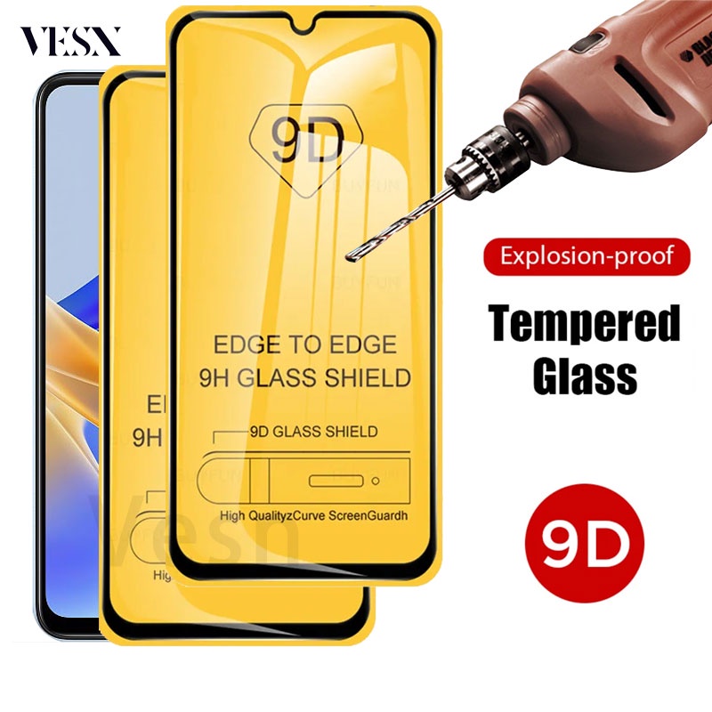 9D ฟิล์มกระจก เต็มจอ OPPO A60 A79 A18 A38 A58 A98 A78 A17 A77 A77s A57 A17K A16 A16s A16K A96 A76 A95 A15 A15s A74 A54 A94 5G 4G 2024