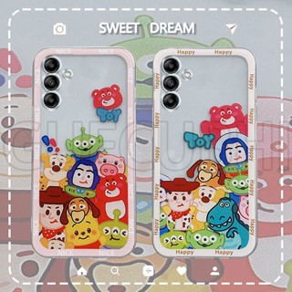 เคสโทรศัพท์มือถือ ซิลิโคนนิ่ม ใส ลายการ์ตูนตลก สําหรับ Samsung Galaxy A34 A54 5G A14 2023 A54 5G