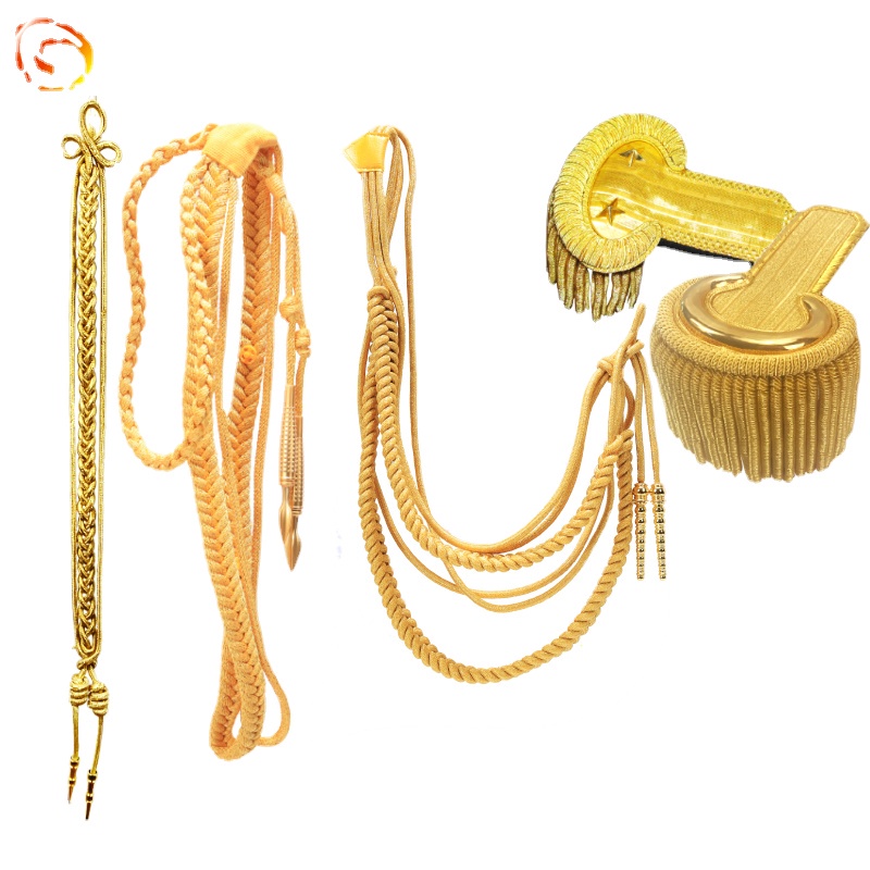 ชุดยูนิฟอร์ม Aiguillette เครื่องแต่งกาย ชุดอาชีพ สายคล้องไหล่ สําหรับการออกแบบต่างประเทศ