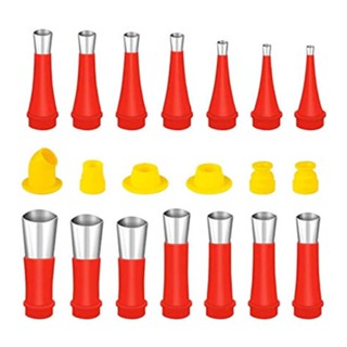 Universal Integrated Rubber Nozzle Tool Kit Reusable 20 Piece Rubber Nozzle Tool