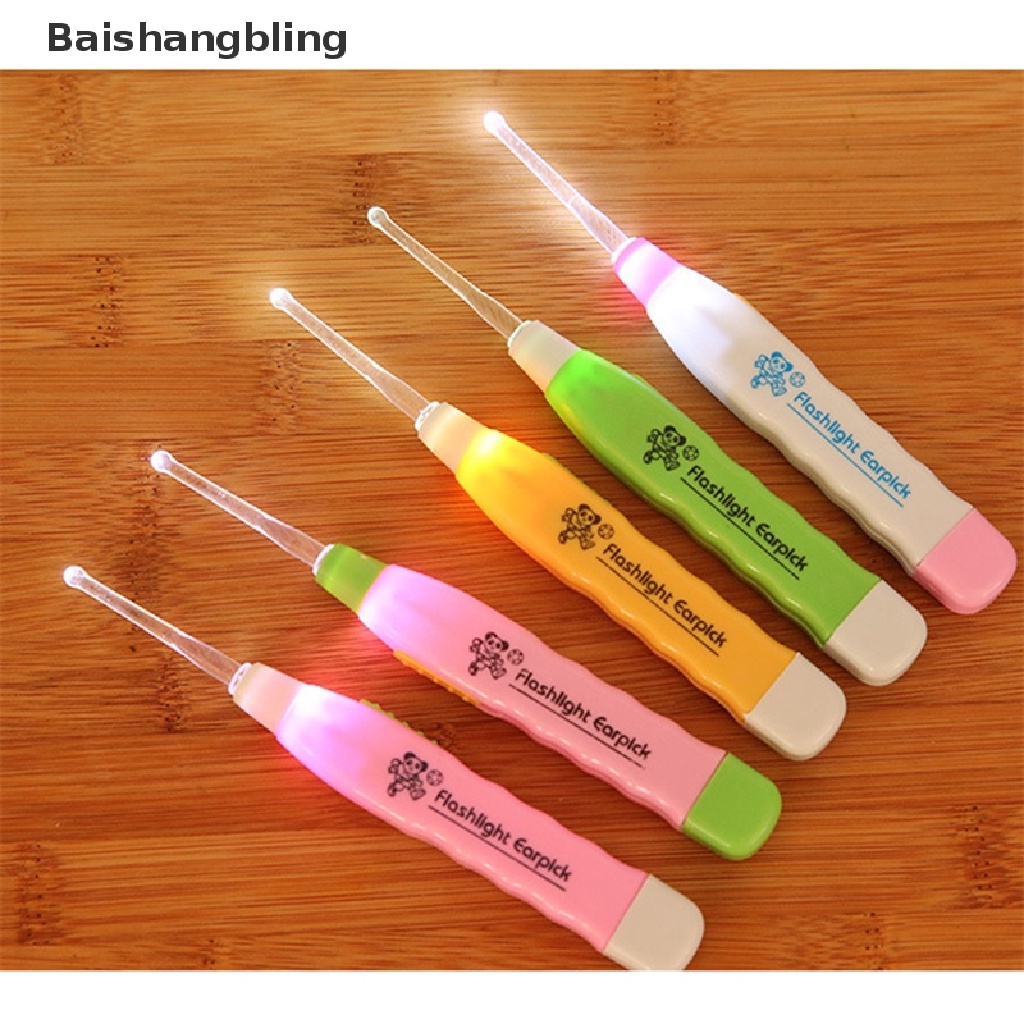 BSBL LED Light Flashlight Ear Cleaner Wax Removal Health Care Tweezers Ear Cleaner BL