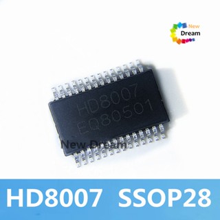 ใหม่ ของแท้ ชิพ HD8007 SSOP28 21 ทาง PWM ใช้กับ LED และมอเตอร์ควบคุม 1 ชิ้น