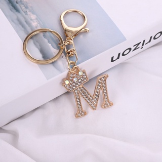 Flash diamond letter decorative keychain Kawaii Anime Toys Kids Christmas Gift