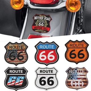 Route สติกเกอร์ กันน้ํา สําหรับติดตกแต่งรถจักรยานยนต์ Harley Triumph 66