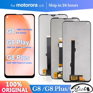 อะไหล่หน้าจอสัมผัสดิจิทัล LCD แบบเปลี่ยน สําหรับ Motorola Moto G8 Play Display XT2015 LCD G8 Plus G8 Power XT2019 G8