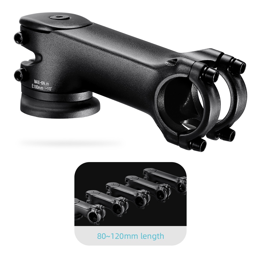 RYET ก้านจักรยานเสือหมอบแบบ Aero Spacers ดีไซน์ 3D -10° ขนาด 35 มม. สูง 28.6x31.8 มม., ความยาว 70/90/100/110/120 มม.