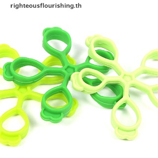 Righteousflourishs.th ใหม่ อุปกรณ์ออกกําลังกายนิ้วมือ ซิลิโคน ยืดหยุ่น ตัวต้านทานแรงตึง