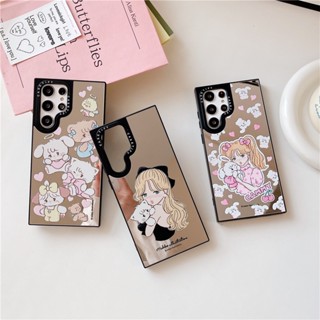 CASETIFY เคสโทรศัพท์มือถือ TPU กันกระแทก ลายแมว mikko Mousse Girl สําหรับ Samsung Galaxy s23 Ultra s23 Plus s23+ S22 Ultra