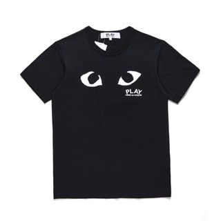 [S-5XL]Play COMME des GARCONS Kawakubo Ling CDG เสื้อยืดคอกลม แขนสั้น ตาโต สําหรับผู้ชาย และผู้หญิง