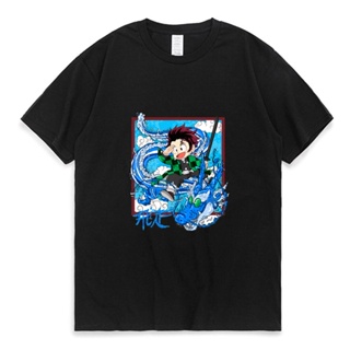 Hot Sales Comfortable Anime Demon Slayer Kimetsu No Yaiba Kawaii Tanjirou Kamado Street Sportswear 100% Cotton Men_03