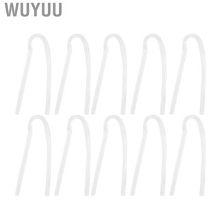 Wuyuu BTE Earmold Hearing Aid Tubes  Replacement 10Pcs Durable Tube R Type for Most Aids