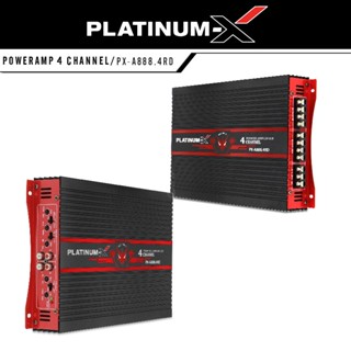 ลำโพง PLATINUM-X PX-A888.4RD เพาเวอร์แอมป์ AB 4CH POWERAMP 2000W เสียงดี เสียงใส เพาเวอร์ แอมป์