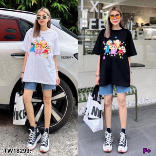 ส่งไว 💗พร้อมส่ง  เสื้อยืด T-Shirt Oversize การ์ตูน  ชุดไปทะเล เดรสทำงาน ออกงาน